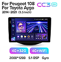 Штатная магнитола Teyes CC3 2k Toyota Aygo (2014-2021), фото 4