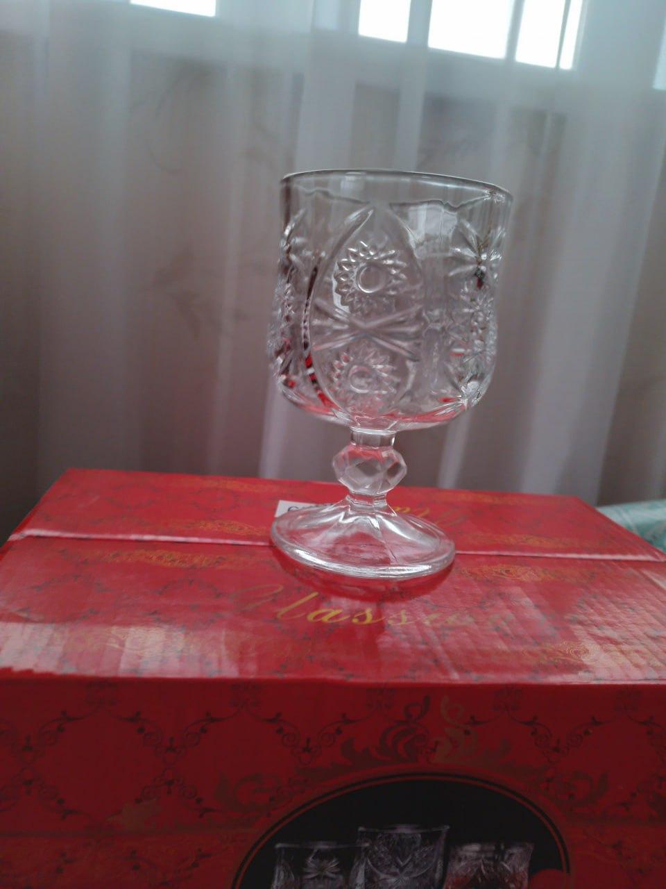 Набір келихів для коньяку Helios "Старлвайт" 200 мл 6 шт (6386), фото 1