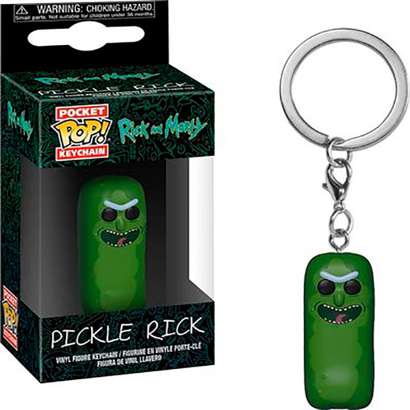 Іграшка Брелок Огірочок Рік Funko Pop Фанко Поп з Рік і Морті для дітей (l_13787)