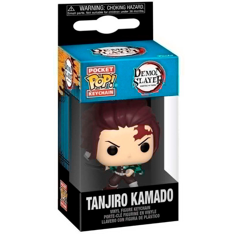 Іграшка Брелок Танджіро Камадо Funko Pop Фанко Поп з Demon Slayer для дітей (l_13800)
