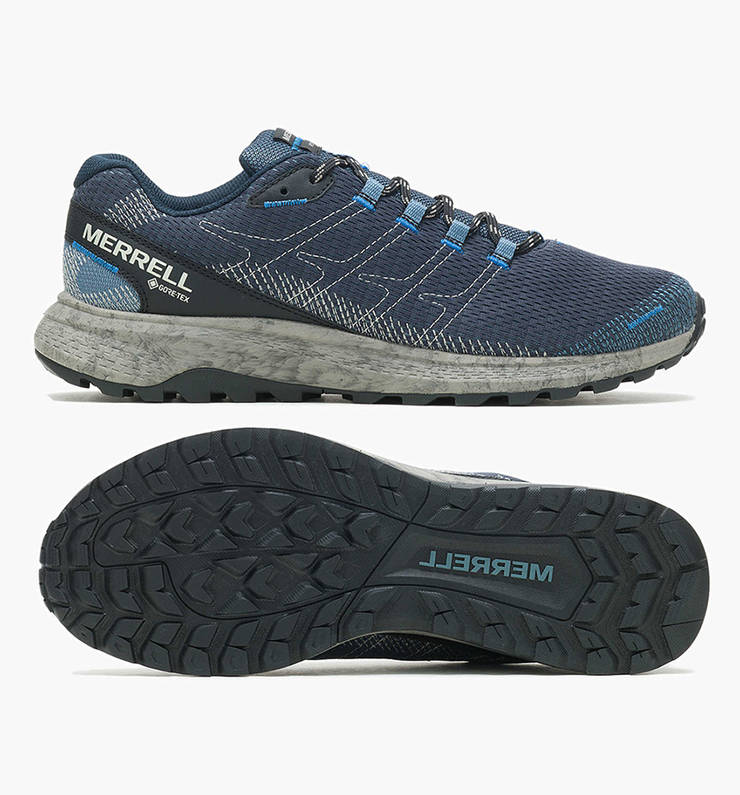 Кросівки трекінгові чоловічі Merrell Fly Strike Gore-Tex Navy/Marine, фото 1