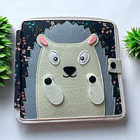 Розвиваюча фетрова книга Їжачок