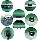 Надувна ПВХ човен Ладья ЛТ-220 ЕС гребний з пересувним сидінням слань-ковриком і легкістю 8.9 кг для риболовлі та відпочинку, фото 2