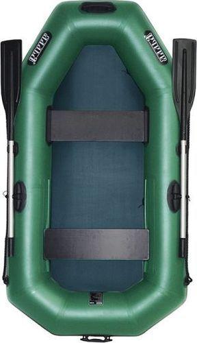 Надувна ПВХ човен Ладья ЛТ-240 АЕ полегшена 2 місна з пересувним сидінням без настилу 10.5 кг 210 кг вантажопідйомність, фото 1