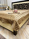 Плед покривало Шарпей вʼязка гірчичний, фото 4