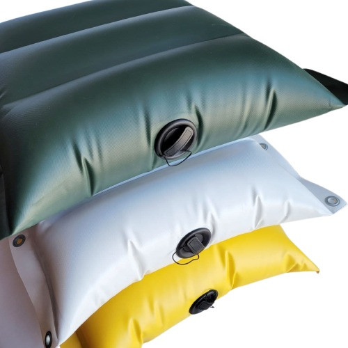 Надувна подушка для пакрафта Ладья світло-сіра ПВХ 850 40х40х14 см вага 0.6 кг, фото 1