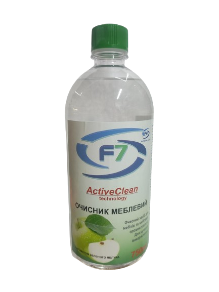 Очисник меблевий Active Clean F7 Яблучний 750 мл