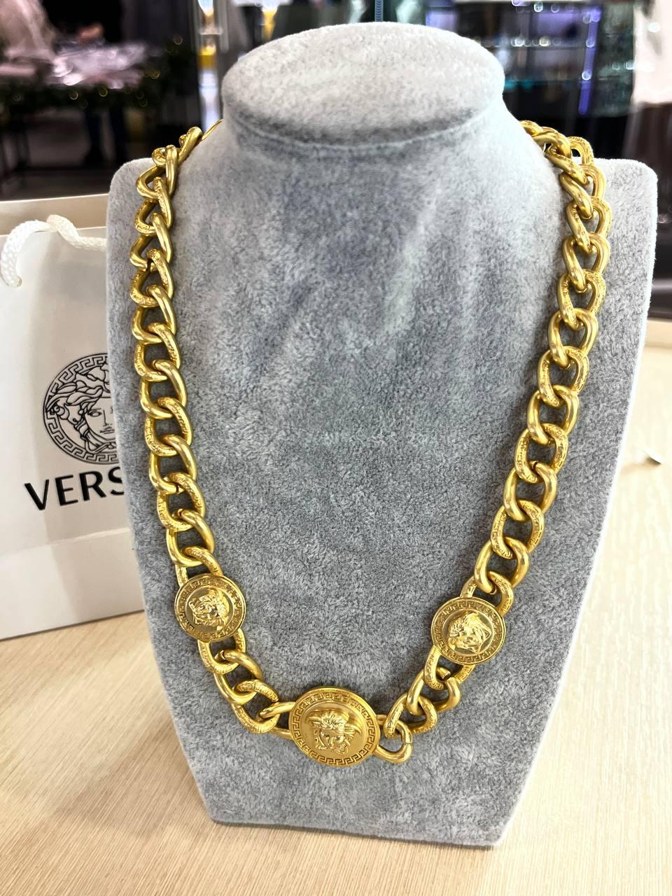 Версаче / Versace підвіска ланцюг позолота 18 К