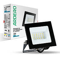 Світлодіодний прожектор Ardero LL-1020ARD 20Вт 6500K чорний