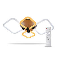 Світлодіодна накладна люстра Ardero AL6134-2ARD FELICITY 80Вт білий срібло