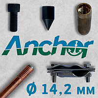 Обміднені штирі заземлення Anchor Ø 14,2 мм