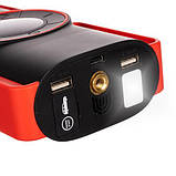 Power Bank з пусково-зарядним пристроєм Xtrobb 24612 Бустер 6в1 з компресором та ліхтариком 10000 mAh., фото 8