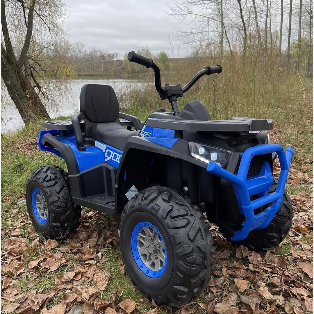 Дитячий електро квадроцикл на акумуляторі Bambi Racer M 4081 для дітей 3-8 років синій