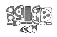 Накладки на Панель Приборов Дерево для Smart 1998-2007 гг