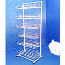 Торговий сітчастий стелаж 6 кошиків 80 см, фото 6