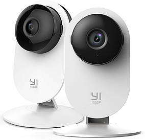 YI Home 1080P Security Camera Twin-pack, внутрішня IP-камера WiFi з нічним баченням, виявленням руху, 2