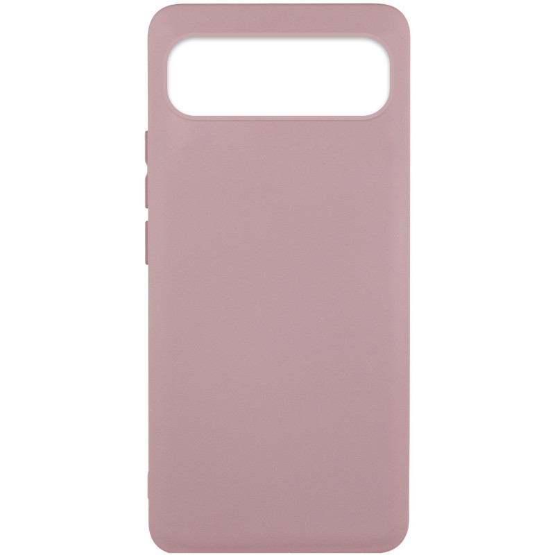 Чохол Silicone Cover Lakshmi (AA) для Google Pixel 9 Pro XL | Мікрофібра Рожевий / Pink Sand, фото 1