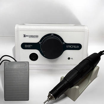 Апарат фрезер машинка для манікюру та педикюру Strong 211 65W 35000об апарат Стронг 211 для зняття манікюру