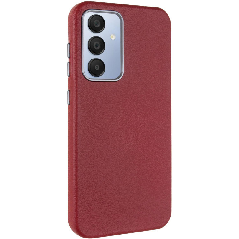 Шкіряний чохол Leather Case Metal Buttons для Samsung Galaxy A36 5G / A56 5G Red