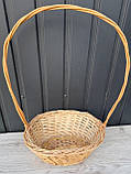 Кошик овальний з високою ручкою, фото 3