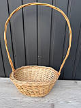 Кошик овальний з високою ручкою, фото 2