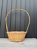 Кошик овальний з високою ручкою, фото 5