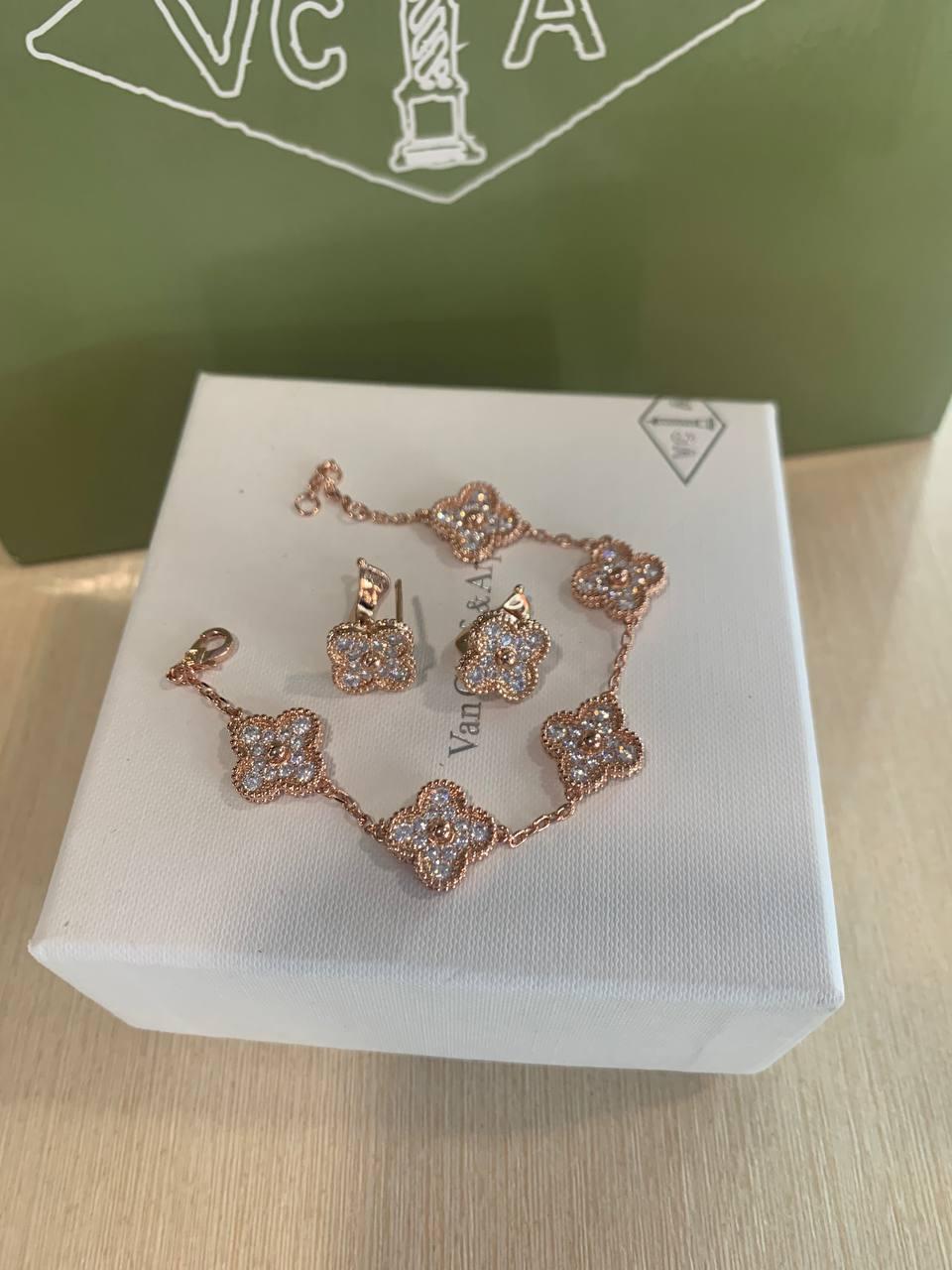 Ван Кліф браслет / Van Cleef браслет "5 конюшинів"