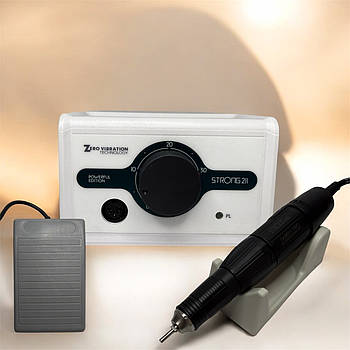 Фрезер для манікюру з педаллю Strong 211 /102L 65W 35000 об/хв манікюрний апарат Стронг 211