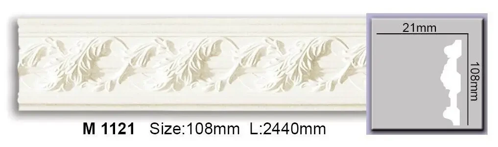 Молдинг З Орнаментом Поліуретановий Harmony M 1121 Flexi