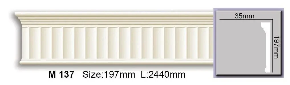 Молдинг З Орнаментом Поліуретановий Harmony M 137 Flexi