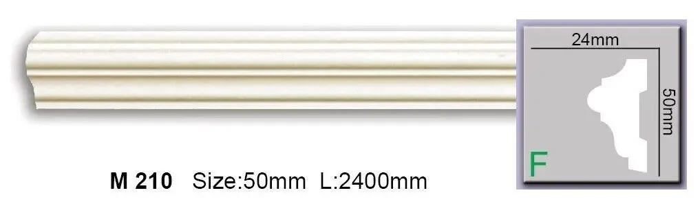 Молдинг Гладкий Поліуретановий Harmony M 210
