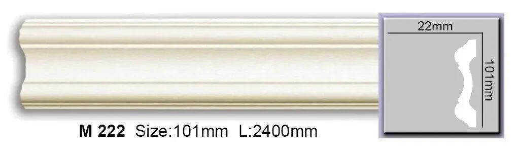 Молдинг Гладкий Поліуретановий Harmony M 222