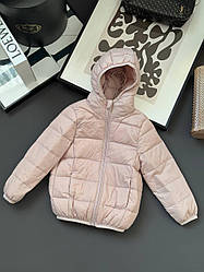 Куртка дитяча на хлопчика з капюшоном Пудровий 37101, 44, MINI DUOLA, Пудровий, Для дівчаток, Весна Осінь, 92