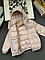 Куртка дитяча на хлопчика з капюшоном Пудровий 37101, 44, MINI DUOLA, Пудровий, Для дівчаток, Весна Осінь, 92, фото 2