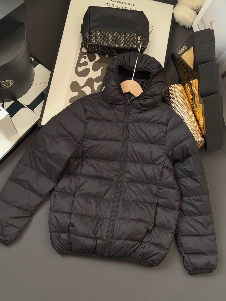 Куртка з капюшоном Чорний 37101, 44, MINI DUOLA, Чорний, Для хлопчиків, Весна Осінь, 110, фото 1