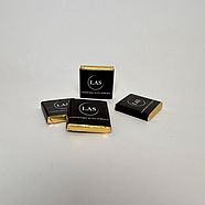 Брендований преміум шоколад молочний 6 г З логотипом для медиків, б'юті-салонів, флористів і кафе 100 шт., фото 6