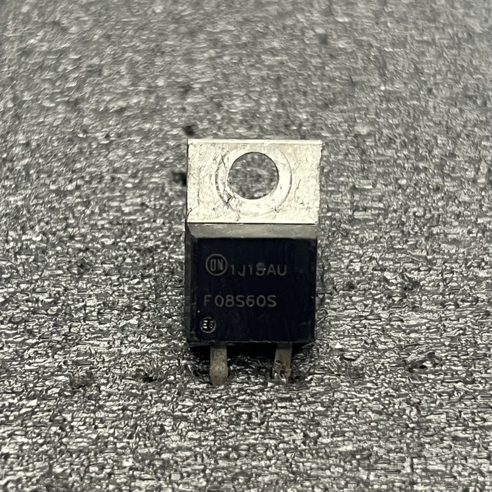 Діод F08S60S оригінальний демонтаж, TO220-2pin ( 600V, 8A ) б/в, фото 1