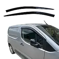 Дефлектори вікон (вітровики) Opel Combo 2018-  / Fiat Doblo 2022-(Autoclover/ Південна Корея)