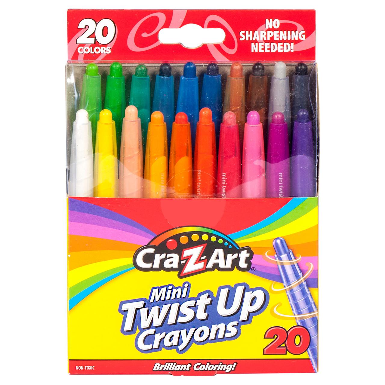Набір кольорових олівців, що викручуються Cra-Z-Art Mini Twist Up 10253CRA 20 шт.