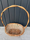 Кошик овальний на підставці з високою ручкою, фото 4