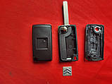 Ключ Citroen c3, c4, berlingo викидний Корпус 2 кнопки, фото 3