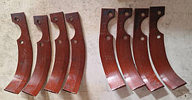 Ножі фрези 8 шт. (4лівих+24правих) L-225 мотоблок