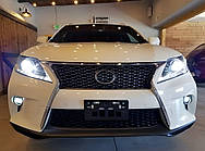 Передний бампер F-Sport (Рестайлинг) 2009-2012, с фарами для Lexus RX