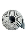 Килимок для фітнесу і йоги сірий, т. 3 мм, 60х200 см, EVA, 100 кг/м3, виробник Україна, TERMOIZOL®, фото 3