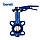 Затвор батерфляй Ду125 нж/диск Borati (Туреччина), засувка поворотна для води EPDM, фото 2