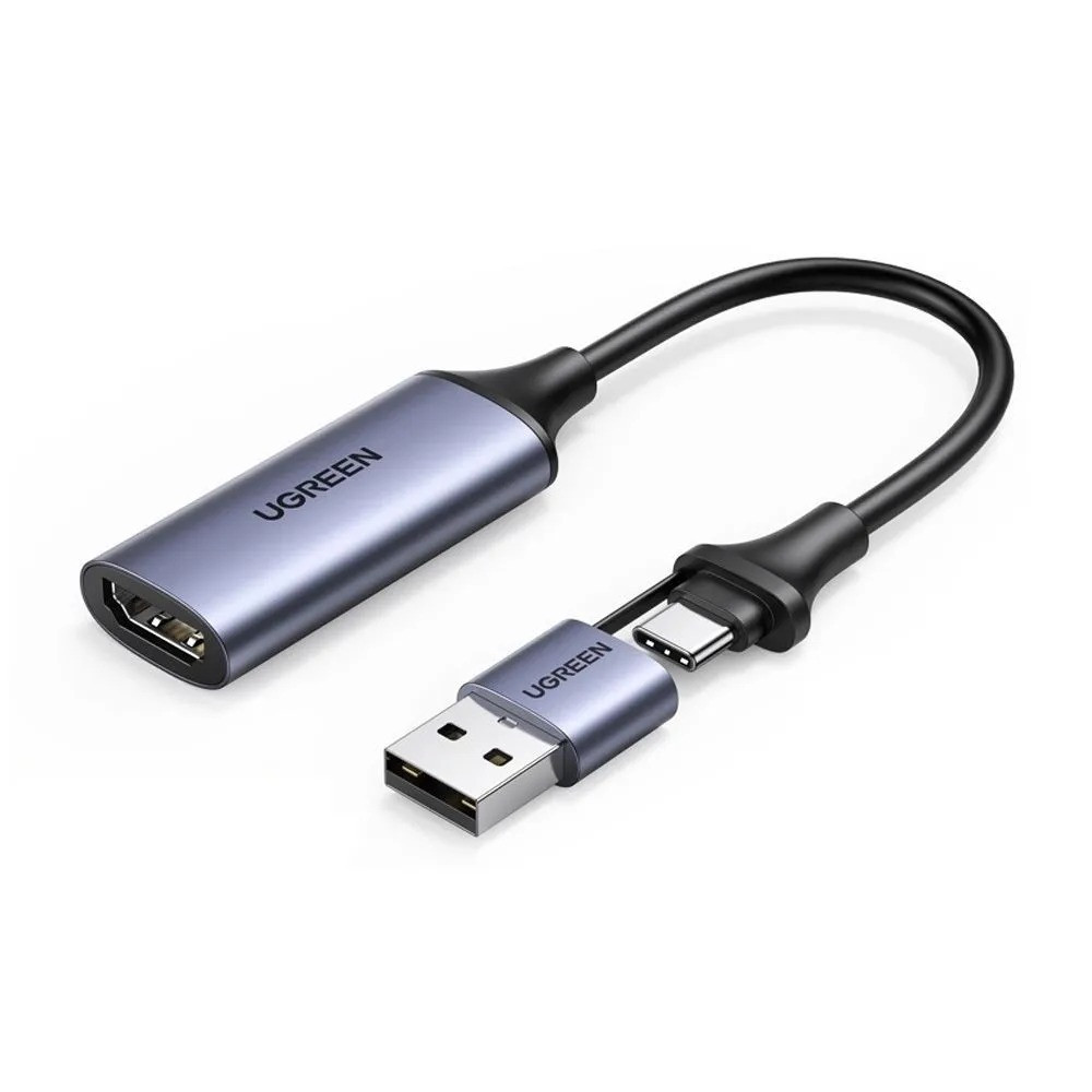 Карта відеозахоплення для ПК комп'ютерної камери та запису 4K HDMI to USB (USB-C) Ugreen CM489