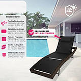 Лежак для басейну Moana, темно-коричневий колір, фото 6