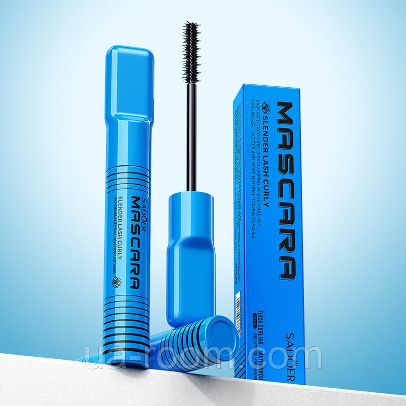 Тушь водостойкая Sadoer Slender Lash Curly, 8 г.