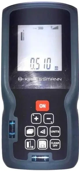 ЛАЗЕРНИЙ ДАЛЕКОМІР (ЛАЗЕРНА РУЛЕТКА) KRAISSMANN LE 40 ®, фото 1