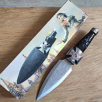 Ніж-кортик сувенірний з тамплієрським хрестом, 26см